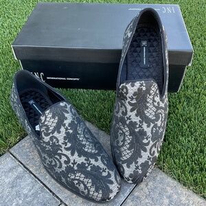 INC Men’s Shoes - Black & Silver